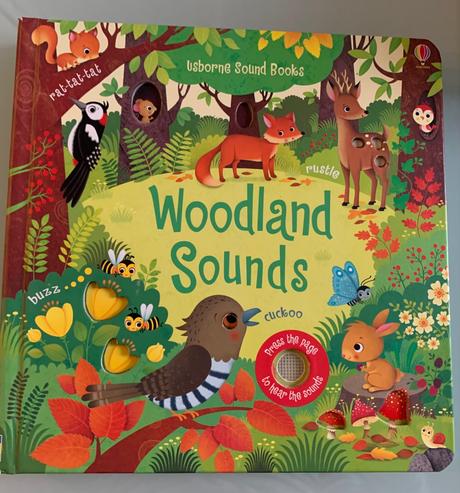 Zvuková knižka woodland sounds, 