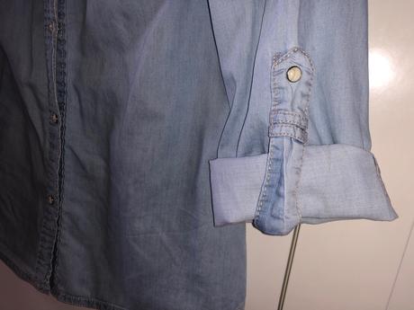 Rifľová košeľa xs/s, marks & spencer,s