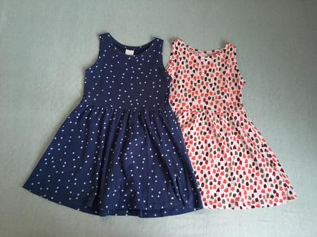 Bodkovane saty c&a, palomino,92