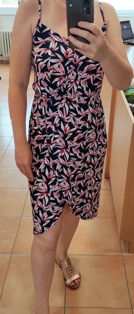 -vzorované šaty ajc veľ. 36 a 38, bonprix,m