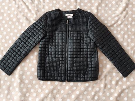 Prešívaná koženková bunda v.134-140, 134