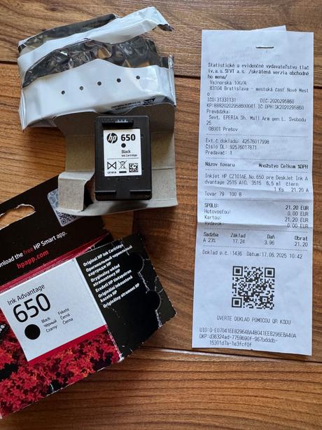 Farba do tlačiarne, hp (hewlett-packard)