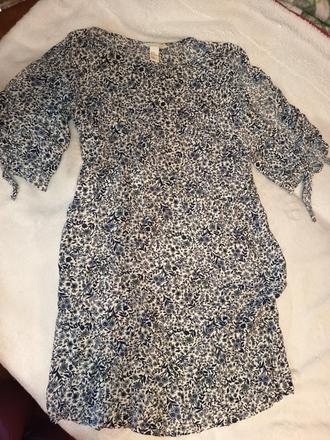 Kvetované šaty, h&m,38