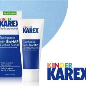 Testuj zadarmo detskú zubnú pastu KINDER KAREX! Neváhaj a zapoj sa!