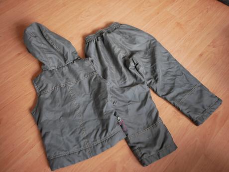 Súprava vesta a nohavice mierne zateplené, 92
