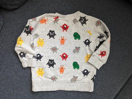 H&m mikina príšerky 86, h&m,86