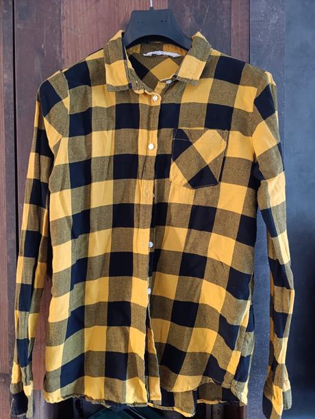 Košeľa kockovaná, h&m,170