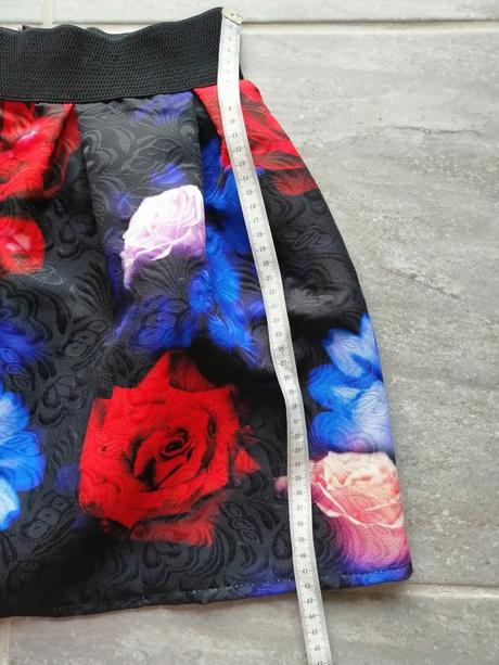 Kvetovaná žakárová sukňa v134-140,9-10r, 134