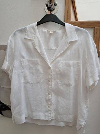 Ľanová košeľa, h&m,m