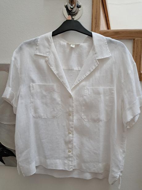 Ľanová košeľa, h&m,m