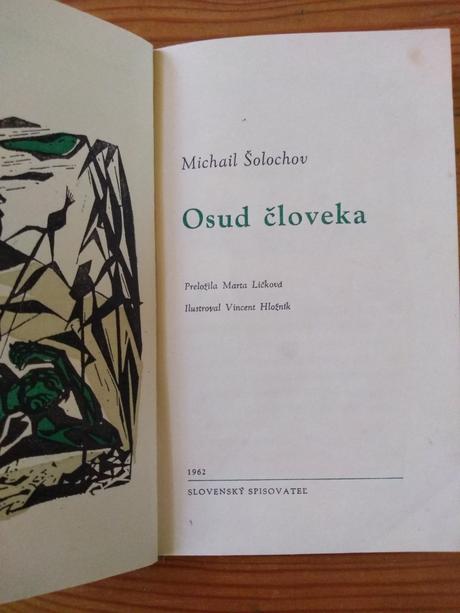 Retro - šolochov - 1962 - osud človeka -5 eur,