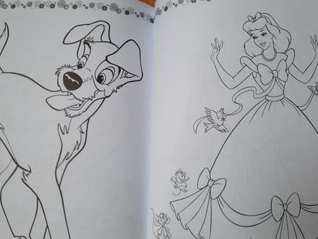 Omáľovanka vymaľovanka disney postavičky nálepky, 