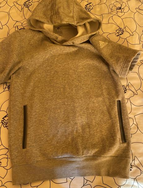 Teplá mikina adidas krátky rukáv v. s, adidas,m