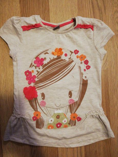 Tričko s 3d kvietkami, tu,104