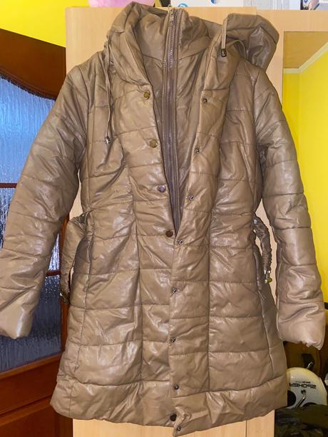 Hnedá kožena bunda, m