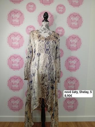 Nové asymetrické šaty, s