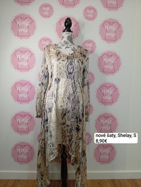 Nové asymetrické šaty, s