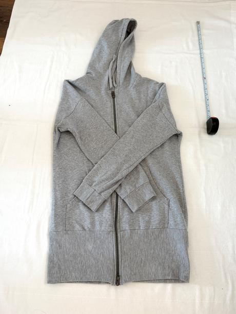 Sivá dlhá mikina na zips s kapucňou intimissimi, intimissimi,s