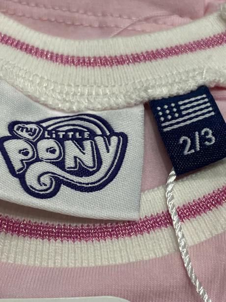 Dievčenské šaty s volánmi my little pony (2-3r.), original marines,92