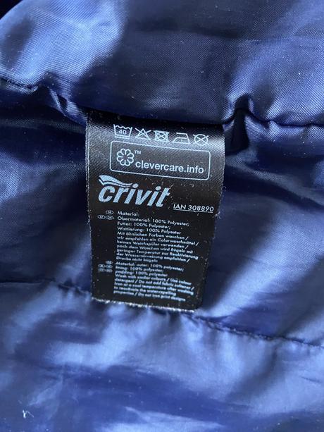 Nepremokavá bunda, crivit,110