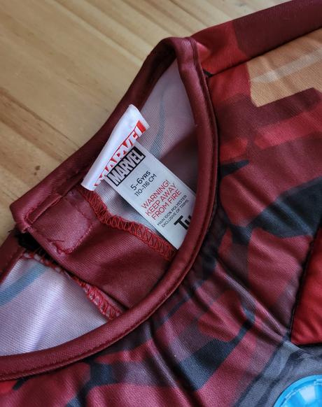 Karnevalový overal marvel iron man na 5-6 rokov, 