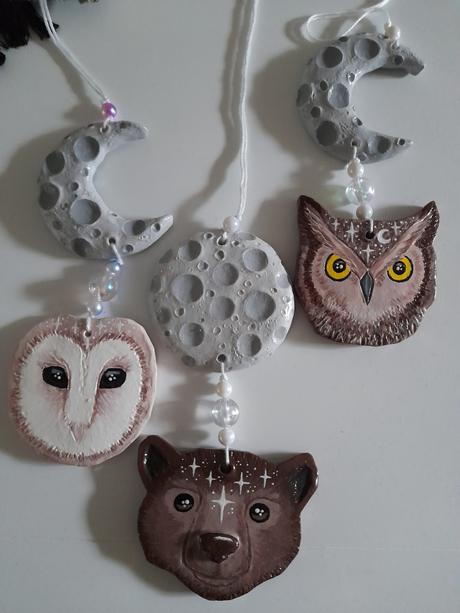 Mesiac, sova, medved, 