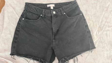 Damske riflove sortky, h&m,40