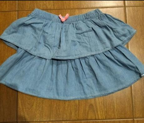 Riflová suknička, 128