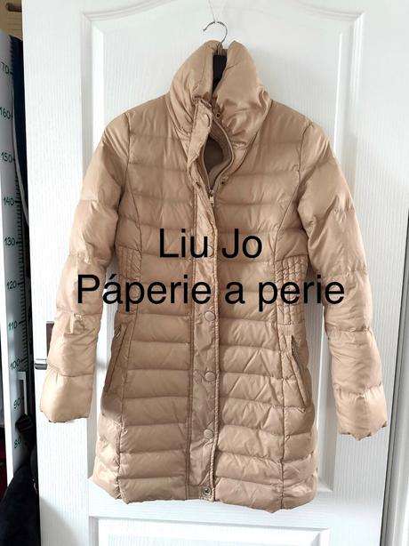 Béžová páperová bunda liu jo, liu jo,s
