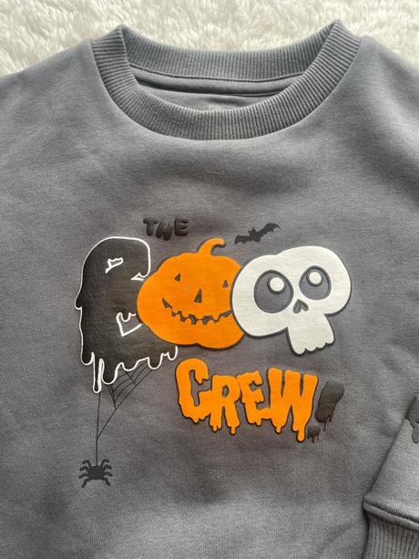 Tmavoseda mikina haloween f&f, f&f,116