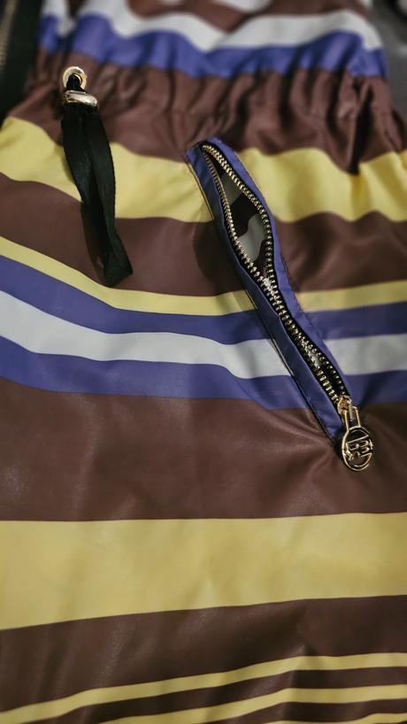 Talianska tenká šuštakova prechodna bunda, vetrovk, s