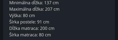 Rastúca posteľ ikea, šírka (cm): 90,dĺžka (cm): 200