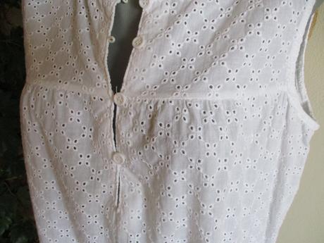 Biela madeirová blúzka, h&m,m