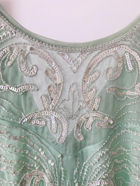 Šaty lace & beads ako nové, m