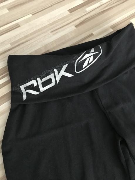 Nenosené 3/4 tepláky, reebok,xs