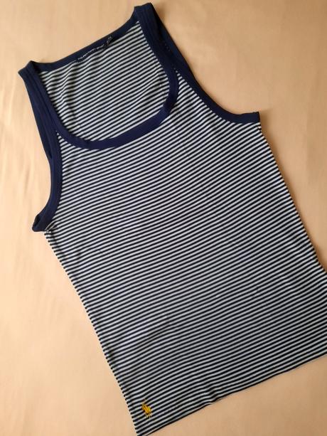 Prúžkové tielko originál ralph lauren-xl, ralph lauren,xl