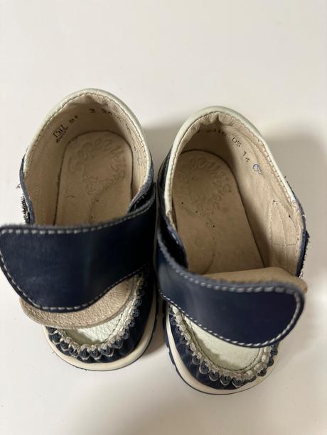 Celokožene chlapčenske topanky 21, 21