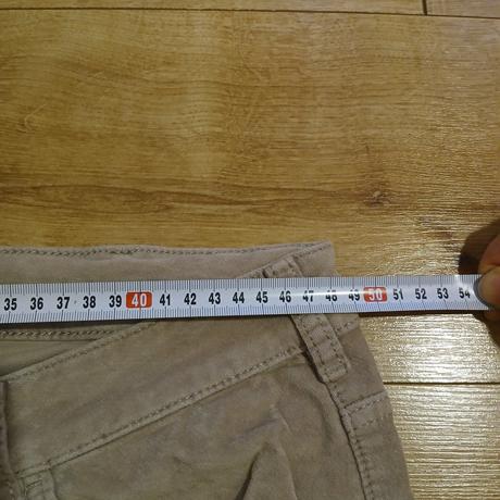 Bavlnené zamatové elastické rifle/nohavice, tchibo,48