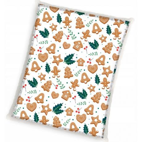 Supersoft vianočná deka 150/200cm perníčky,