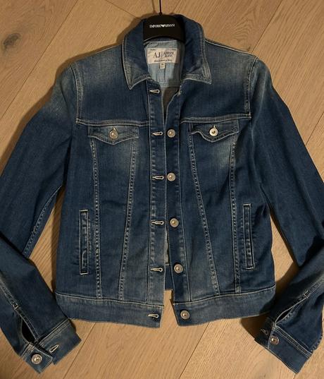 Armani riflová / denim bunda m štýlovka, armani,m