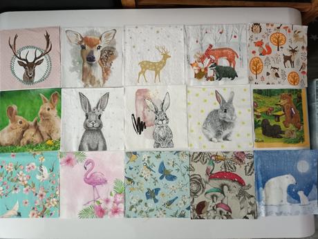 Servítky zvieratká 55ks, 