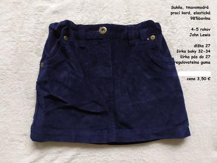 Menčestrová sukňa, john lewis,110