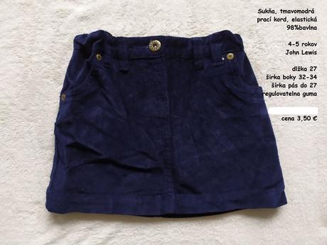 Menčestrová sukňa, john lewis,110