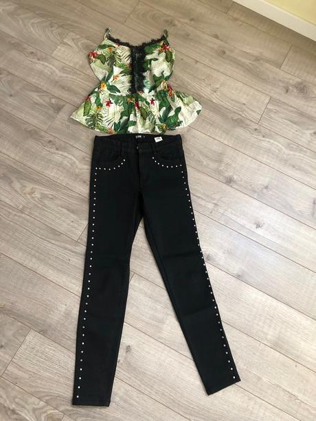 Čierne dámske nohavice, sinsay,38