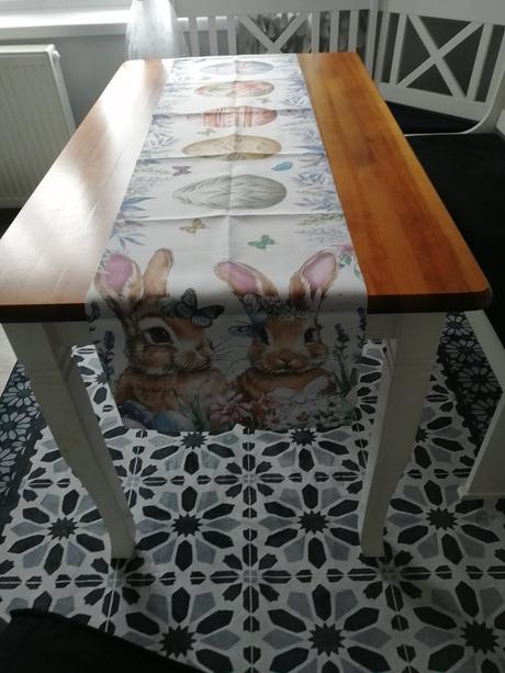 Veľkonočná štôla na stôl obrus, 