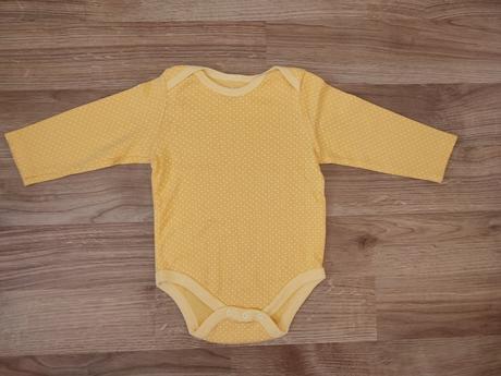Bodkované body s dlhým rukávom, 80