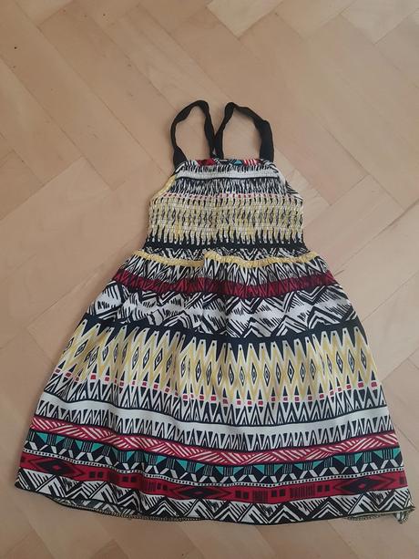 Dievčenské šaty na ramienka, palomino,104