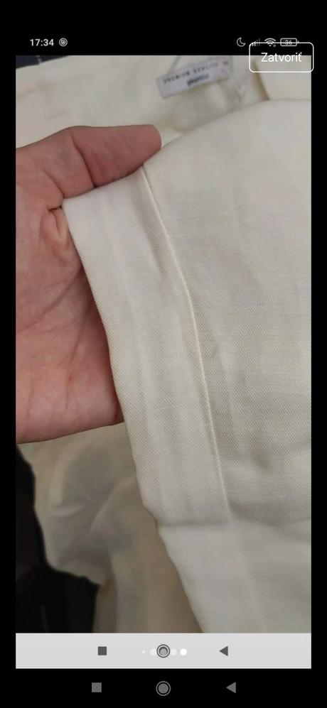 Ľanové nohavice, gina,s