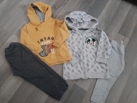 2 suprava teplaky s mikinou v. 98, c&a,98