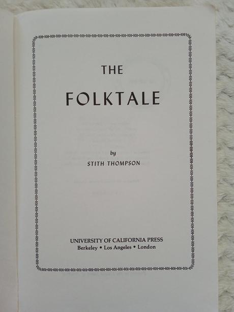 Stith thompson - the folktale, 